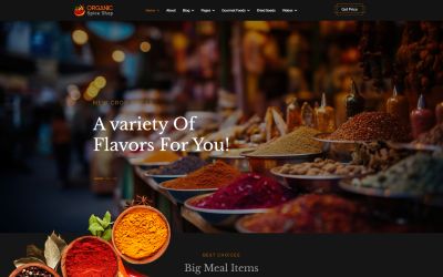 JL Aromatic Organic Agriculture Food Joomla5 Template