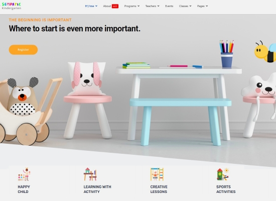 Sempatic Kindergarten Template