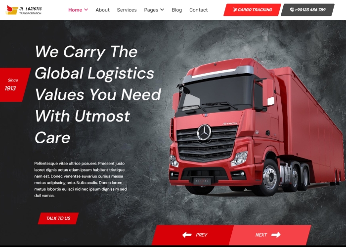 Transportations and Freight Template