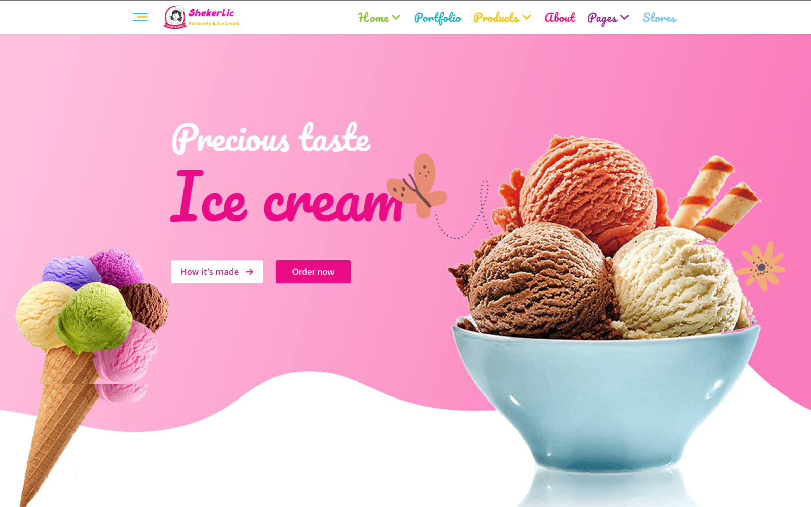 JL Shekerlic Patisserie Template